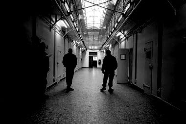 Corridor in Santé Detention Center Paris 2009